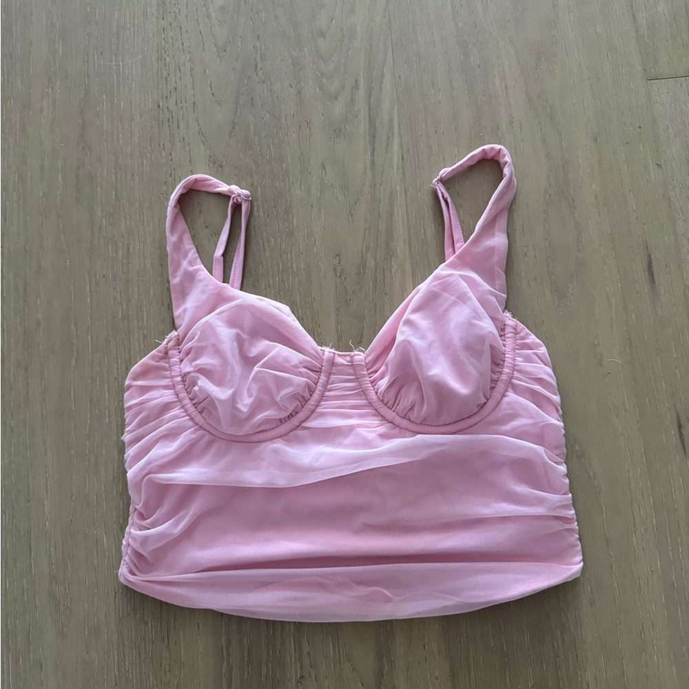 Pink tank top